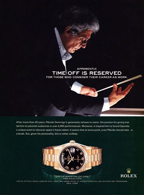 rolex day date advertisement